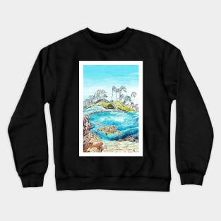 Hawaii Beach Crewneck Sweatshirt